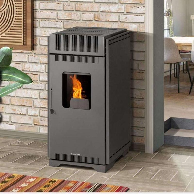 Pelletsovn P10 Air 10 kW Sort